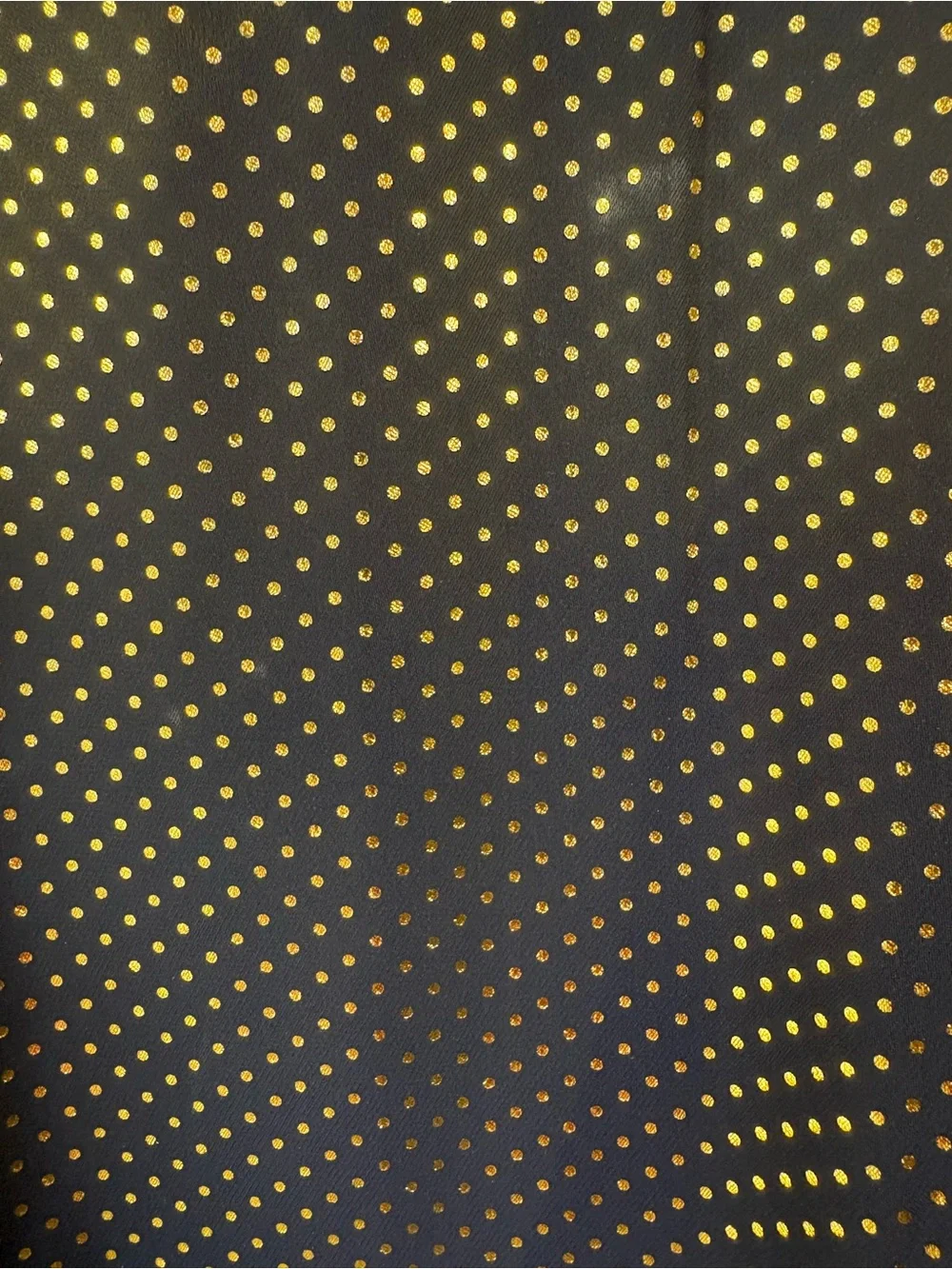 Michael Kors 3X Navy Gold Polka Dot Chiffon Poncho Cover Up Plus Size